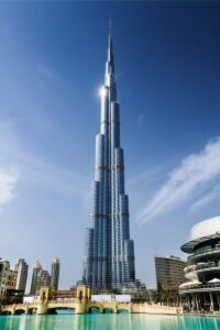Burj Khalifa in Dubai in the United Arab Emirates
