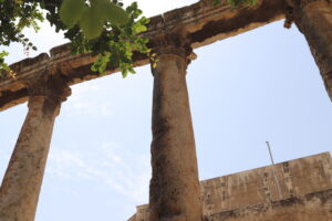Roman Theater of Amman, Jordan during summer