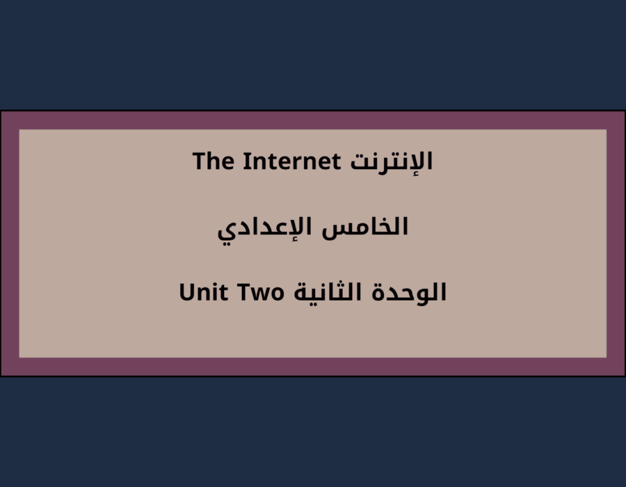 الإنترنت The Internet