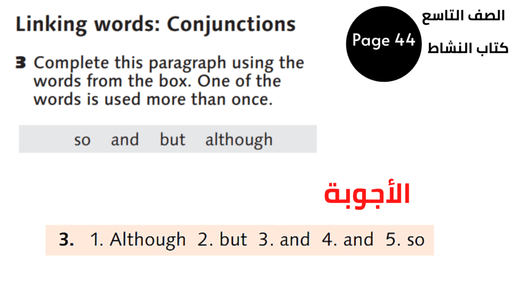 التاسع المنهاج الأردني الوحدة الخامسة