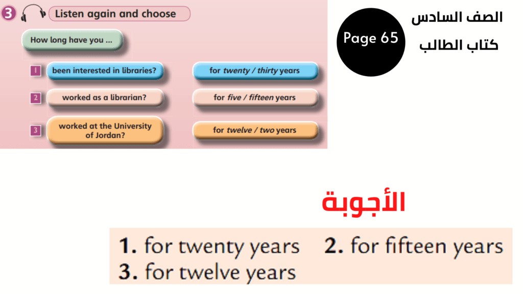 السادس المنهاج الأردني الوحدة 13